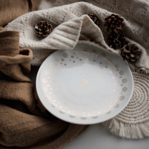 Talerz deserowo-śniadaniowy 20 cm - Parisian chic