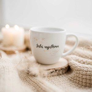 Kubek 300 ml - Jesteś Wyjątkowy NAKRAPIANY ZŁOTEM