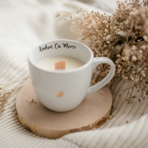 Świeca sojowa w kubku 300 ml - Kocham Cię Mamo - Zapach do wyboru