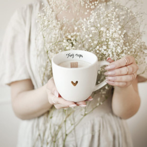 Świeca sojowa w kubku 300 ml - TWÓJ NAPIS przy krawędzi