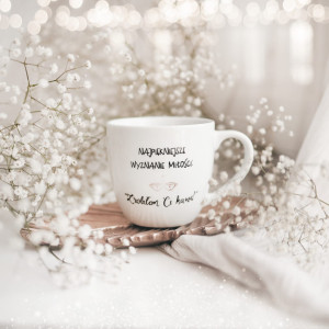 Zimowa Wyprzedaż - Kubek 300 ml - Najpiękniejsze wyznanie miłości: "Zrobiłem Ci kawę!"