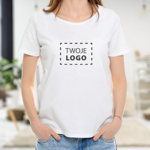 Koszulka damska z nadrukiem logo Rozmiar M - Uniform