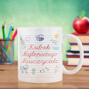 Kubek z nadrukiem dla  nauczyciela - Najlepszy