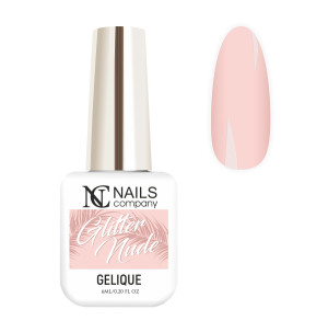 Lakier hybrydowy - Glitter Nude