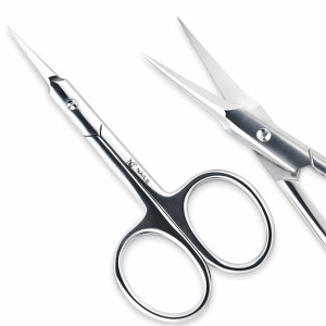 Nożyczki Srebrne - Cuticle Scissors Curved