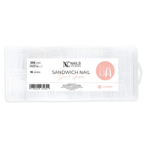 Sandwich Nail Dual Form 03 Almond
