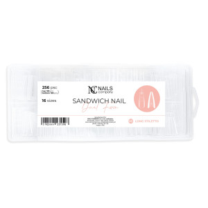 Sandwich Nail Dual Form 02 Long Stiletto