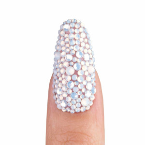 Cyrkonie do paznokci White Opal 1440 szt.