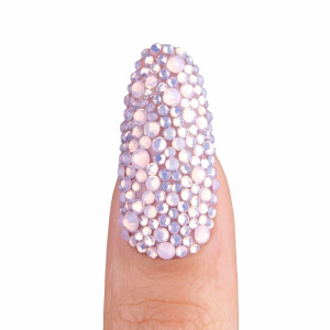 Cyrkonie do paznokci Pink Opal 1440 szt.