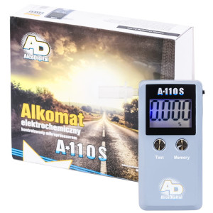 Alkomat elektrochemiczny A-110S + certyfikat