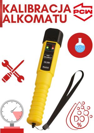 kalibracja alkomatu AlcoBlow II Rapid wraz z certyfikatem