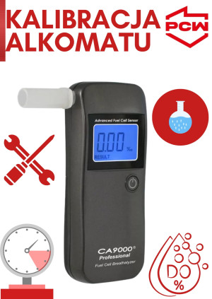 Kalibracja alkomatu CA-9000 plus certyfikat kalibracji