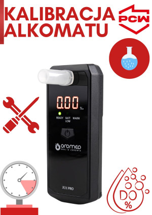 Kalibracja alkomatu Oromed model X11 PRO + świadectwo kalibracji