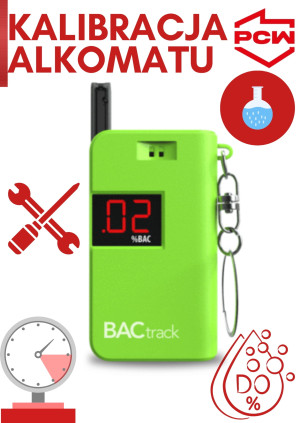 Kalibracja alkomatu Keychain BACtrack