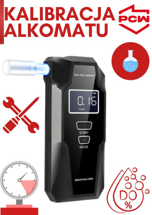 Kalibracja alkomatu AlcoAlert Handy z certyfikatem kalibracji