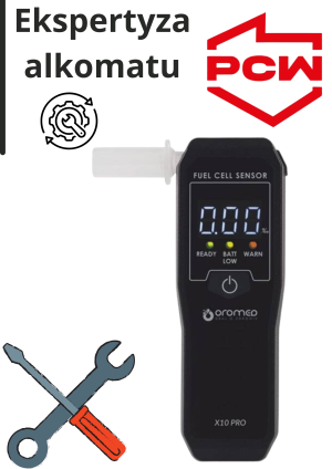 Ekspertyza alkomatu Oromed X 10 PRO