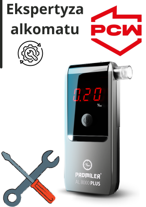 Ekspertyza alkomatu Promiler AL-8000 PLUS