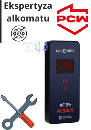 Ekspertyza alkomatu AlcoFind AF-35 Premium