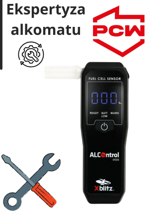 Ekspertyza alkomatu Xblitz acontrol mini