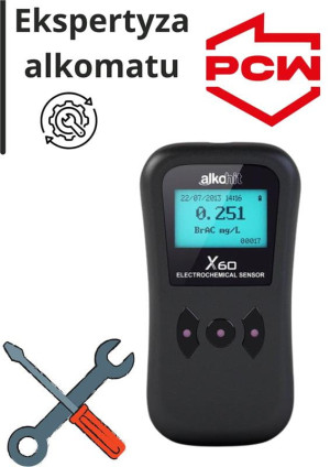 Ekspertyza alkomatu Alkohit X-60