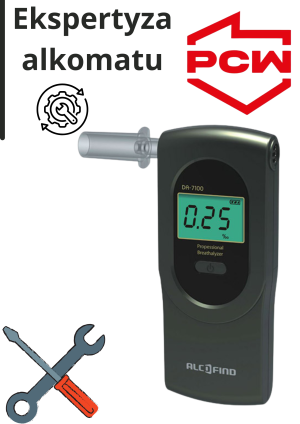 Ekspertyza alkomatu AlcoFind DA-7100