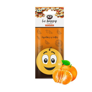 Zawieszka zapachowa do samochodu Be Happy Mandarin