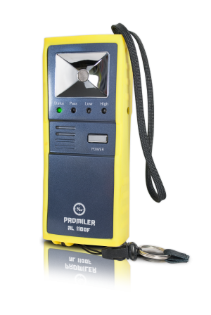 Alkomat bezustnikowy marki Promiler model AL-1100F z sensorem elektrochemicznym