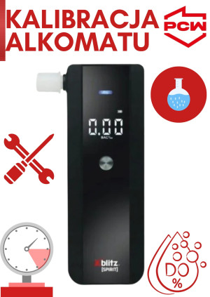 Kalibracja alkomatu XBLITZ model ALCO + Świadectwo Adiustacji