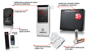 Alkomat AL-8000 Silver od Promilera + kalibracje w cenie