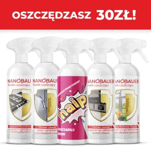 LŚNIĄCY DOM zestaw 5 środków czyszczących z HAIP