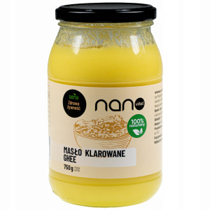 Masło Klarowane Ghee Polskie Bez Laktozy Keto Nanovital 750 g