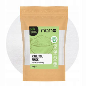 Ksylitol Fiński Cukier Brzozowy Zamiennik Cukru Nanovital 500 g
