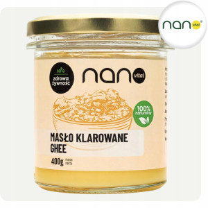 Masło Klarowane Ghee Polskie Bez Laktozy Keto Nanovital 400 g