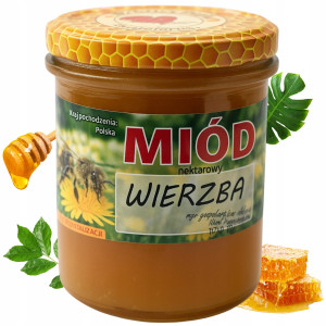 Miód Wierzbowy Naturalny Nektarowy 420 g