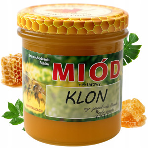 Miód Klonowy Naturalny Nektarowy 420 g