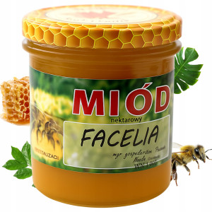 Miód Faceliowy Naturalny Nektarowy 420 g