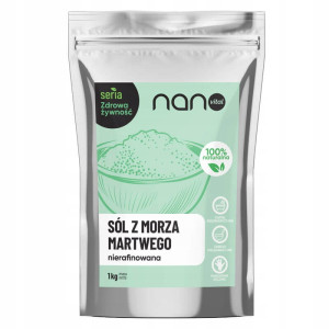 Sól z Morza Martwego do Kąpieli Mineralna Nanovital 1 kg
