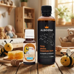 Zestaw Odporność Malucha - Syrop Albeena + Propolis Krople Nanovital