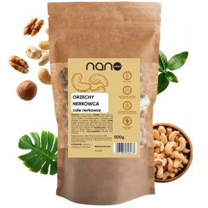 Orzechy Nerkowca Naturalne Nanovital 500 g
