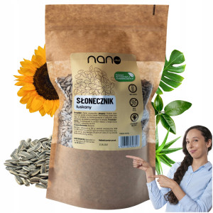 Słonecznik Łuskany 1 kg Ziarno Słonecznika Naturalny Witaminy Zdrowie