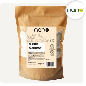 Błonnik Bambusowy 500 g Mąka Bambusowa - Naturalne Źródło Błonnika Wydajny