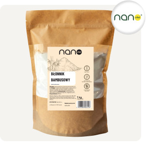 Błonnik Bambusowy 1 kg Mąka Bambusowa - Naturalne Źródło Błonnika Wydajny