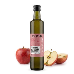 Żywy Ocet Jabłkowy z Matką Octową 500 ml Nanovital
