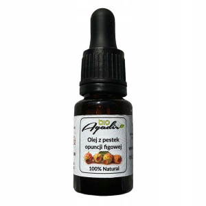 Olej z Opuncji Figowej do Twarzy 100% Czysty Bio Agadir 10 ml