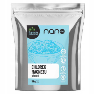 Chlorek Magnezu Płatki do Kąpieli Sól Magnezowa Nanovital 5 kg