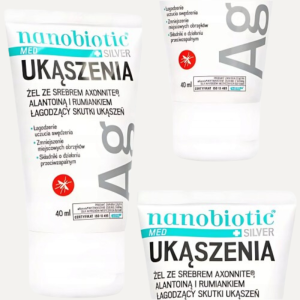 Żel na Ukąszenia Komarów ze Srebrem Koloidalnym Nanobiotic Silver 40 ml