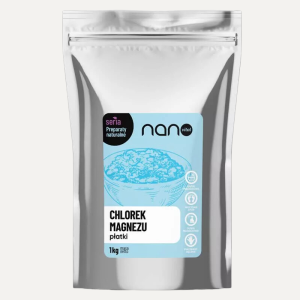 Chlorek Magnezu Płatki do Kąpieli Sól Magnezowa Nanovital 1 kg