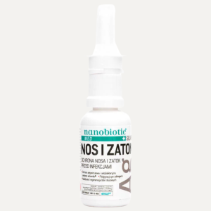 Srebro Koloidalne Spray na Katar i Zatoki Nanobiotic Silver MED 30 ml