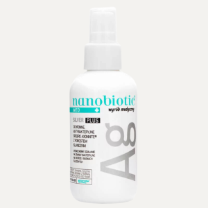 Srebro Koloidalne Nanobiotic Silver MED na Infekcje Skórne 150 ml
