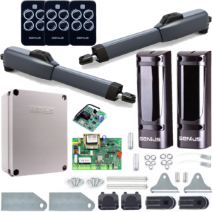 Zestaw podstawowy GENIUS MISTRAL 300LS - 230V - Napęd automat do bram skrzydłowych